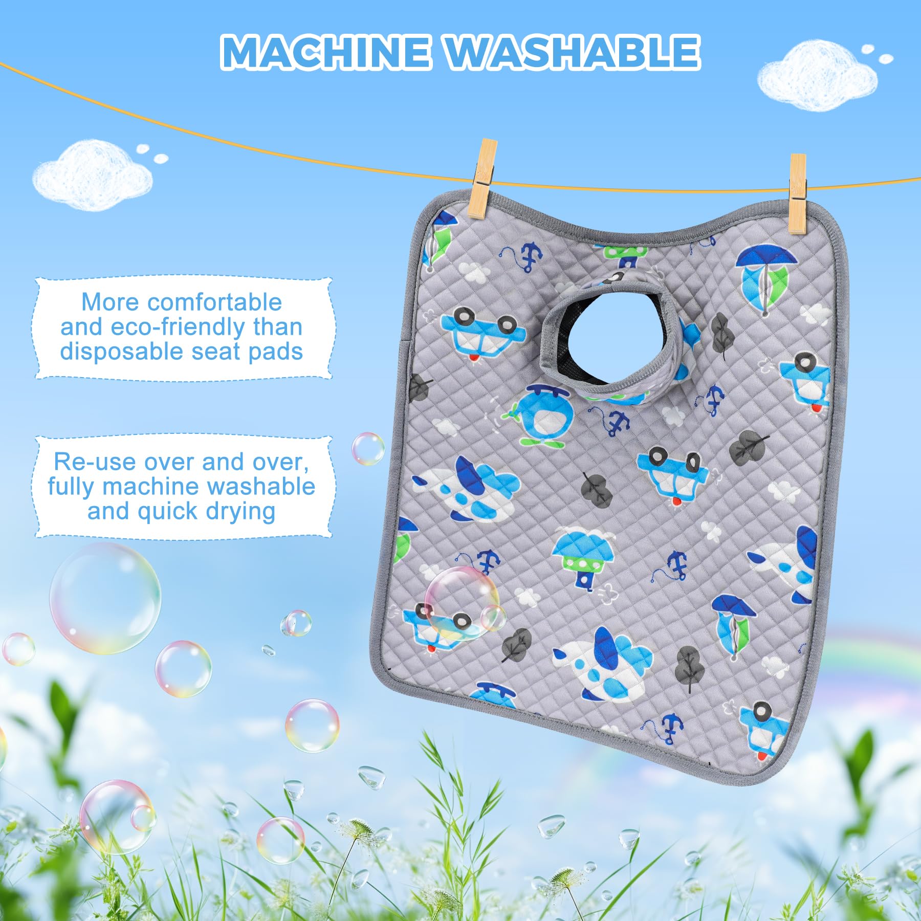 Babepets fits strollers and highchairs for on-the-go protection