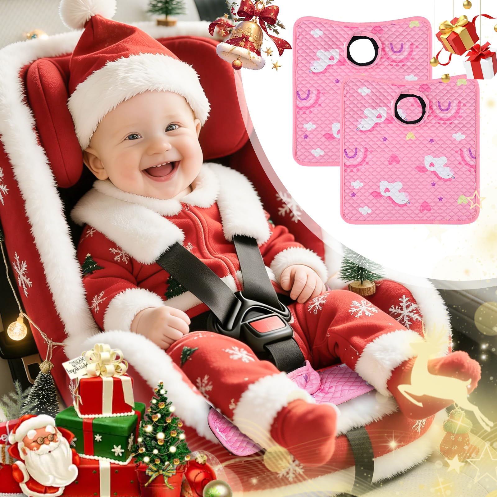 Babepets stroller and highchair compatibility with pink design