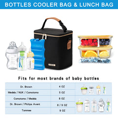 BABEYER capacity shows holds up to six 9-ounce bottles