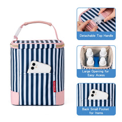 BABEYER cooler bag with dimensions 7x6.9x9.1 inches for easy packing.