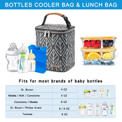 BABEYER ice pack insert keeps milk cold for hours during outings