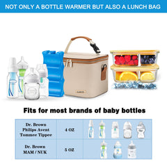BABEYER breastmilk cooler bag insulated liner preserves milk temperature.