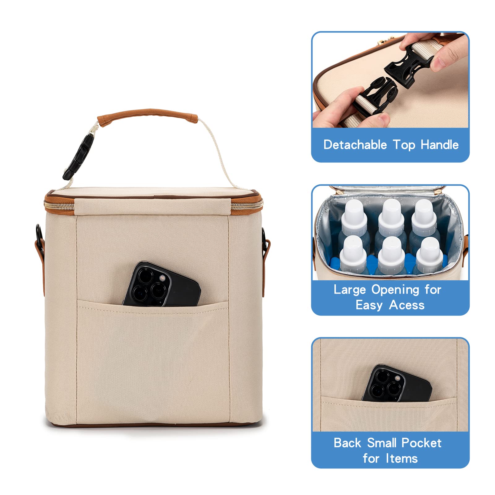BABEYER insulated lining preserves temperature for hours of freshness