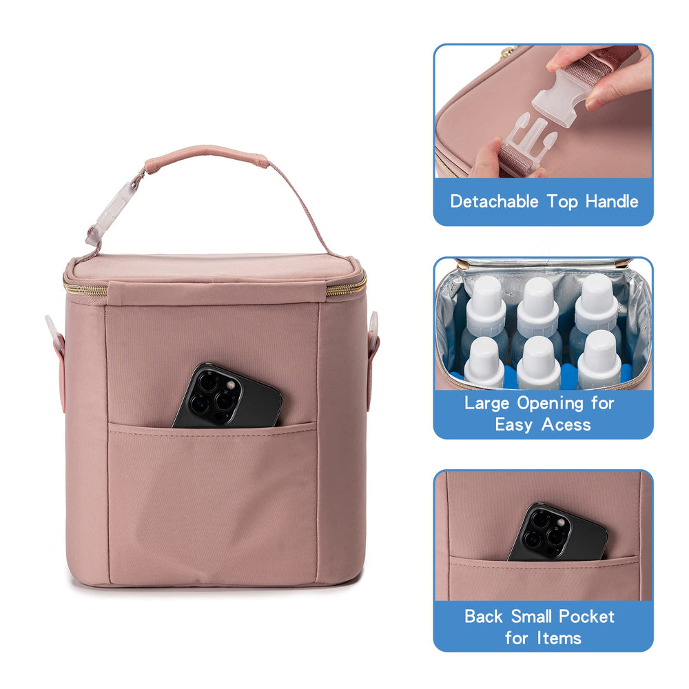 BABEYER adjustable shoulder strap extends for comfortable, versatile carrying.