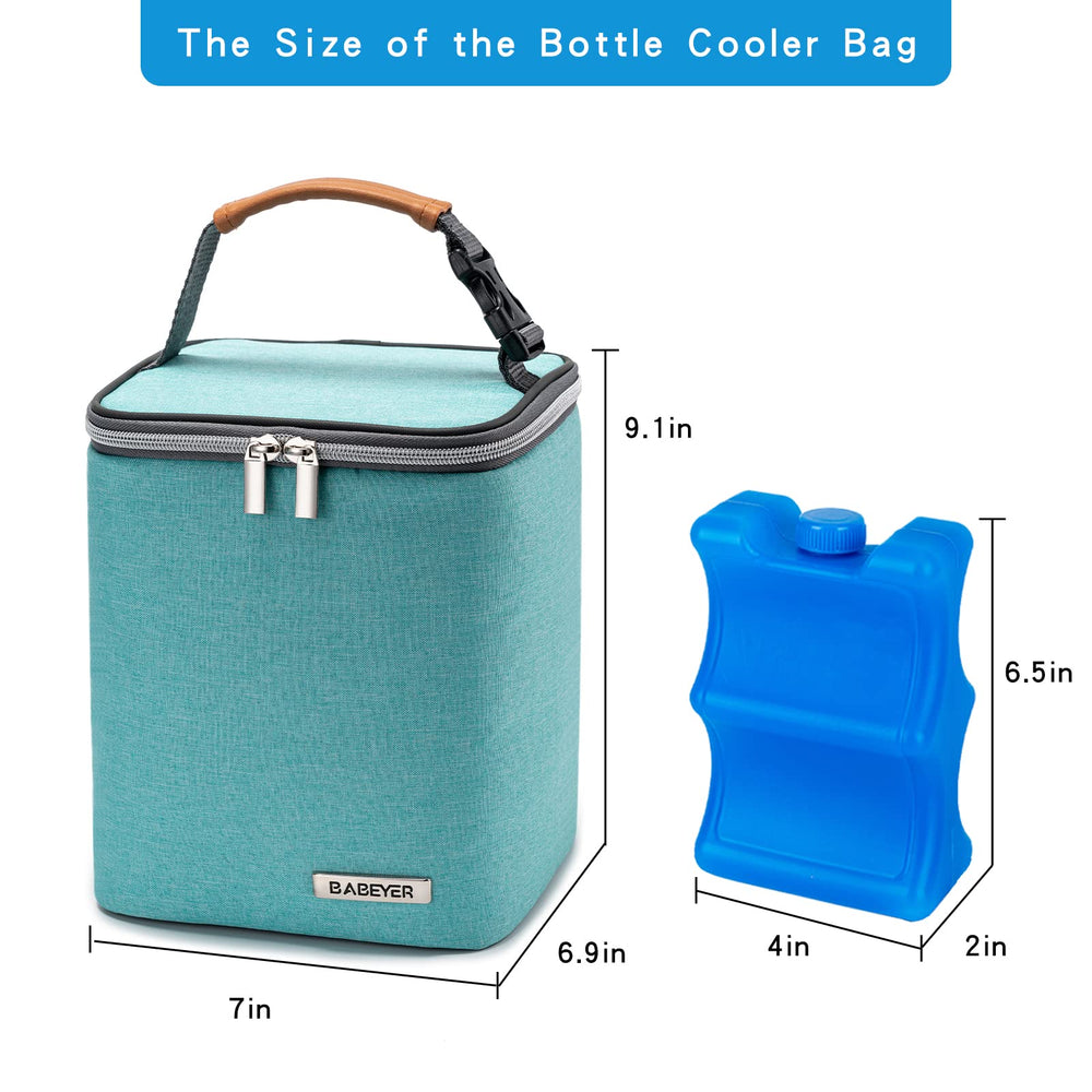 Babeyer cooler bag side pocket keeps phone and keys accessible.