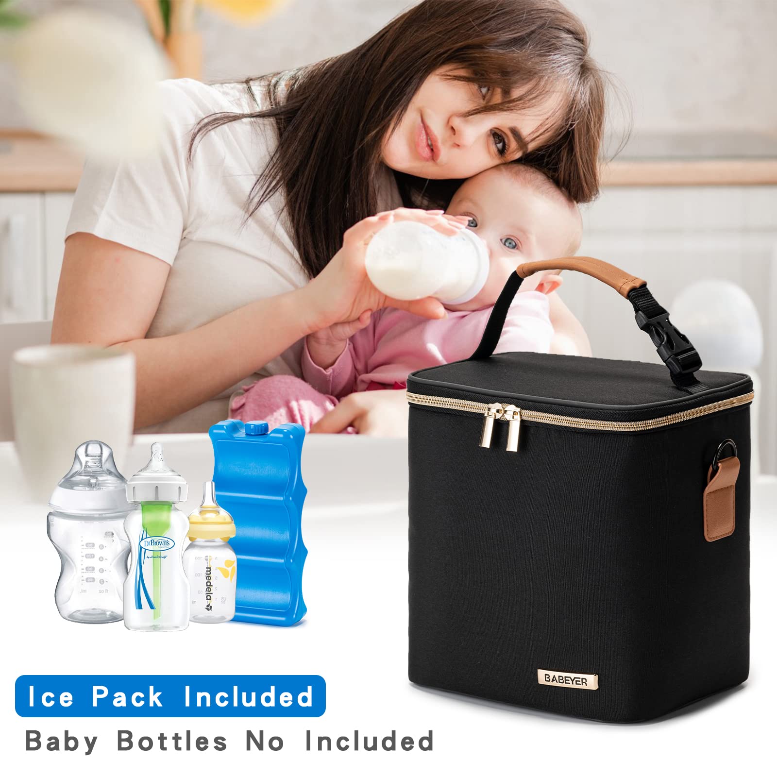 BABEYER side pocket stores keys and phone for quick access