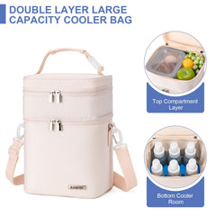 BABEYER two-layer design keeps bottles organized and accessible