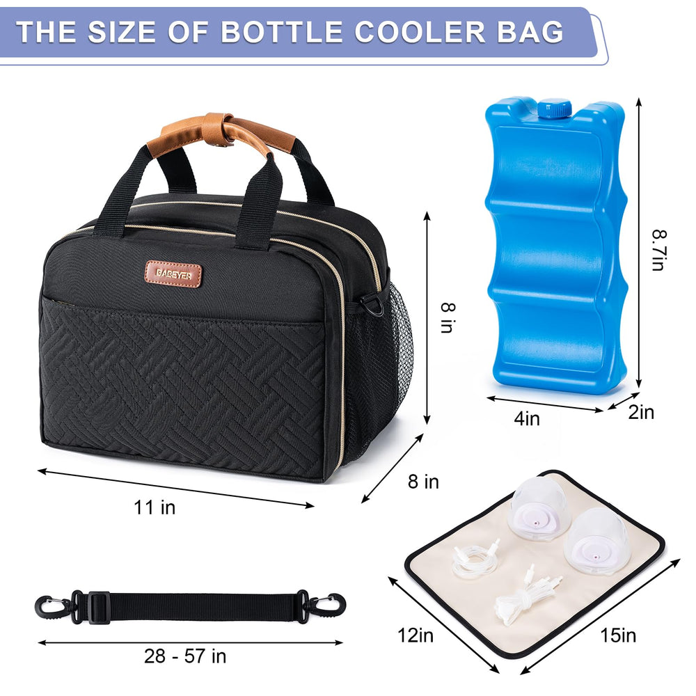 BABEYER bag with adjustable strap offers comfortable cross-body carrying.