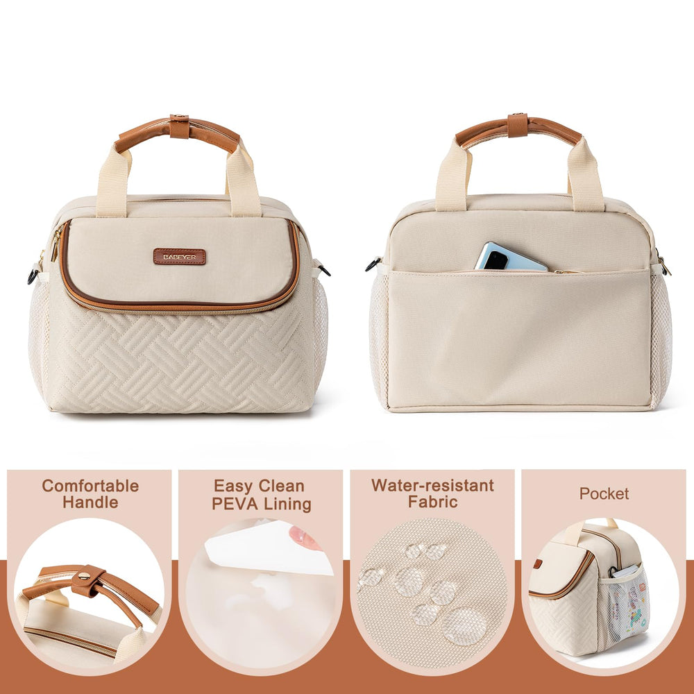 BABEYER bag with ice pack demonstrates portable cooling for day trips.