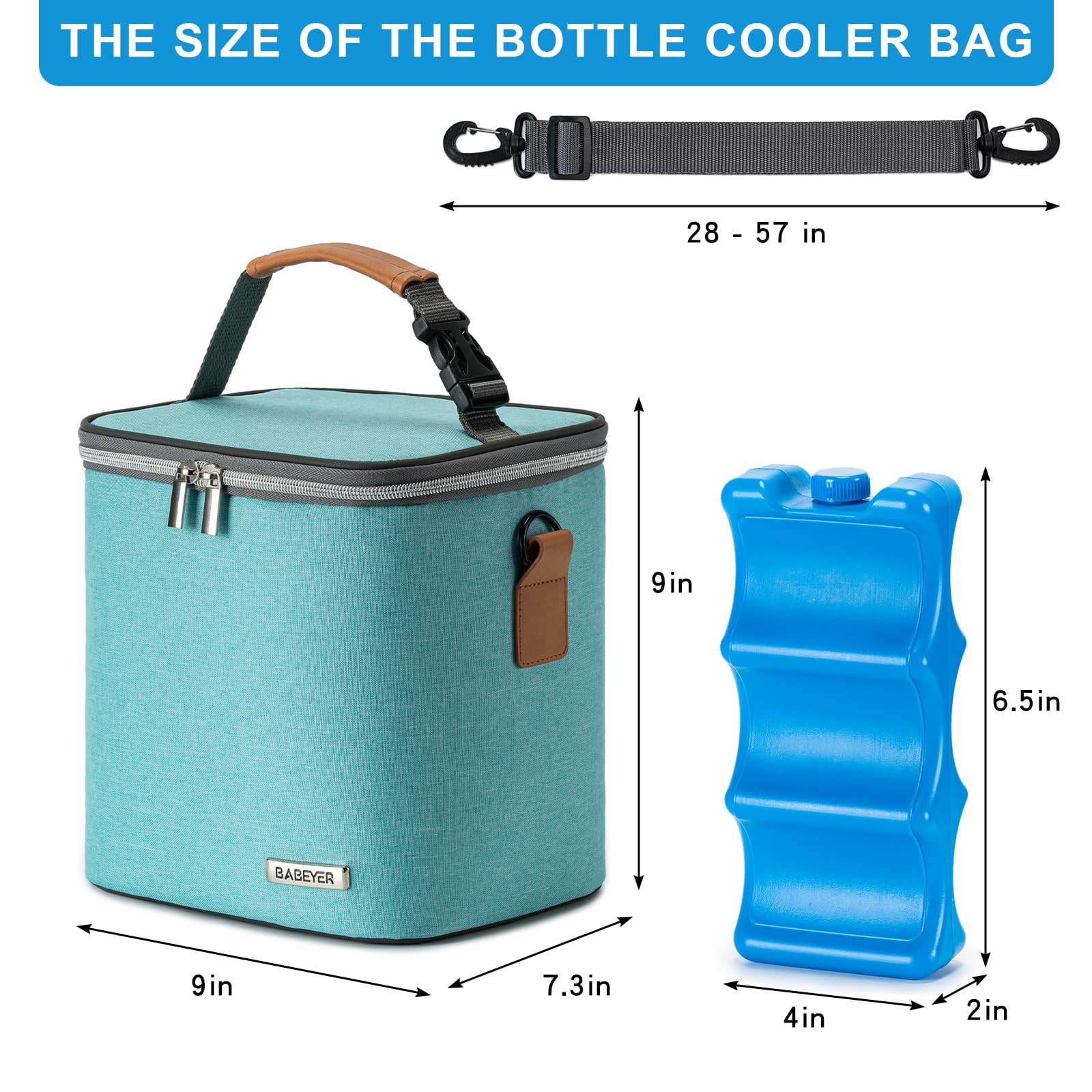 BABEYER side-pocket-accessories shows extra space for phones and keys
