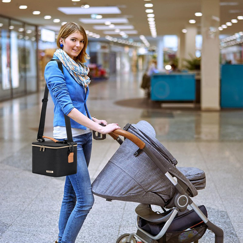 BABEYER side-pocket-for-essentials holds keys and phone for quick access.