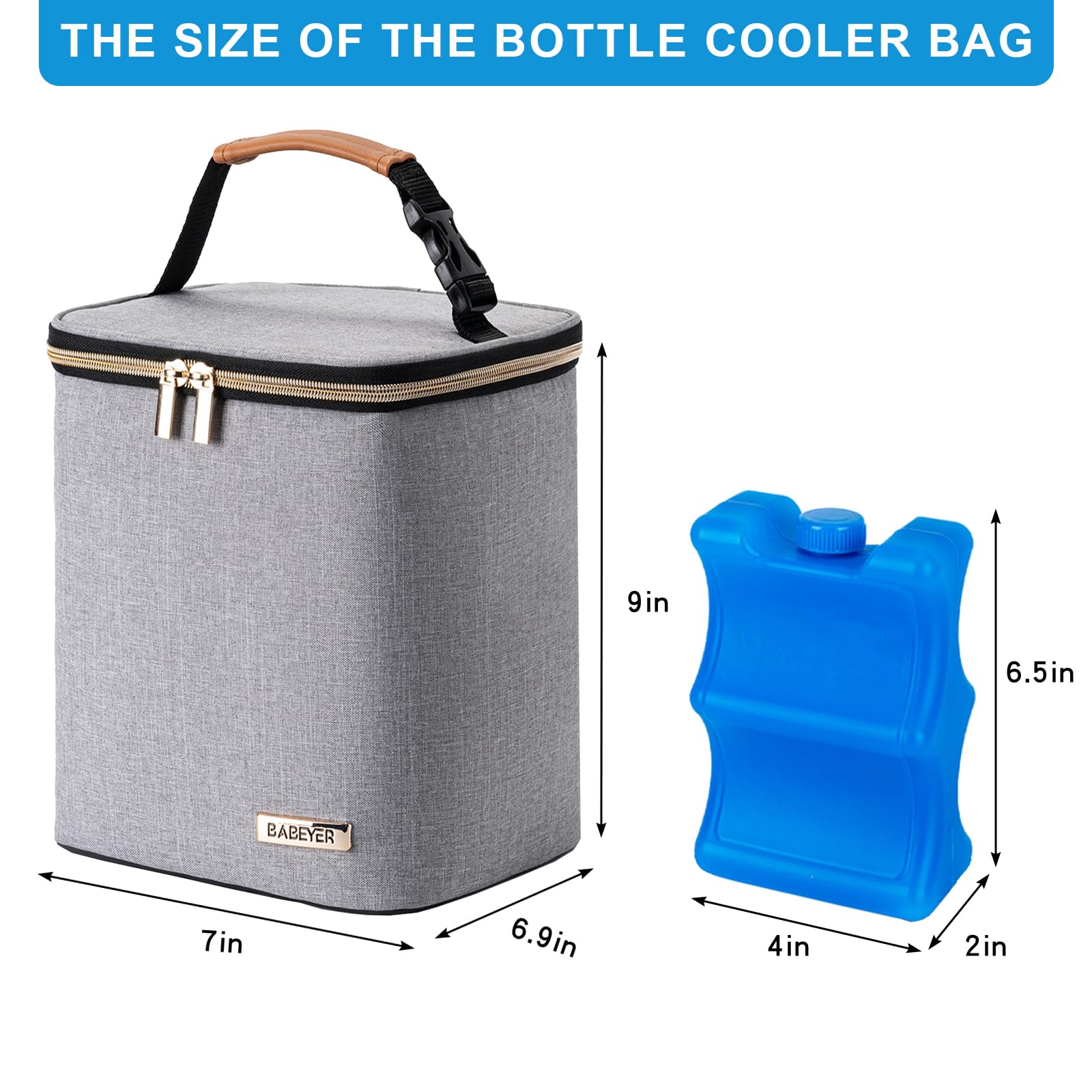 BABEYER side-pocket storage for keys and phone during outings.