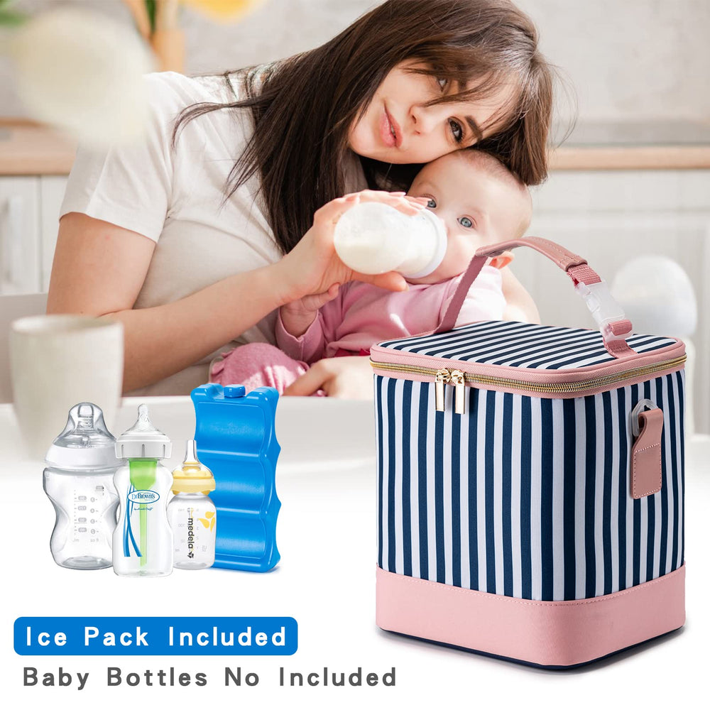 BABEYER cooler bag features waterproof wipeable lining and durable polyester fabric