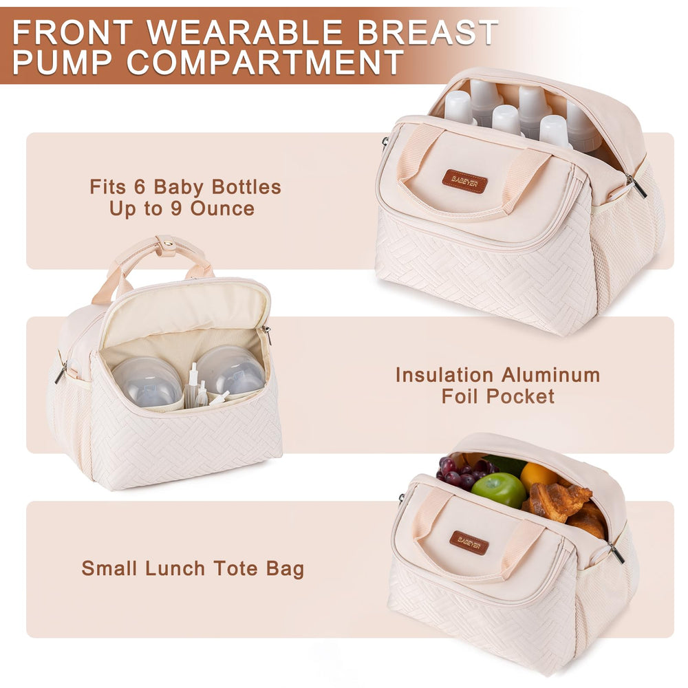 BABEYER wearable pump pouches keep pumps secure on the move.