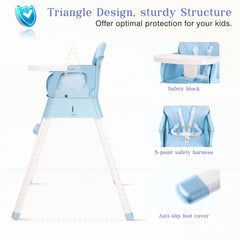 BABHAMNESS 5-point harness safety features emphasize secure baby seating.
