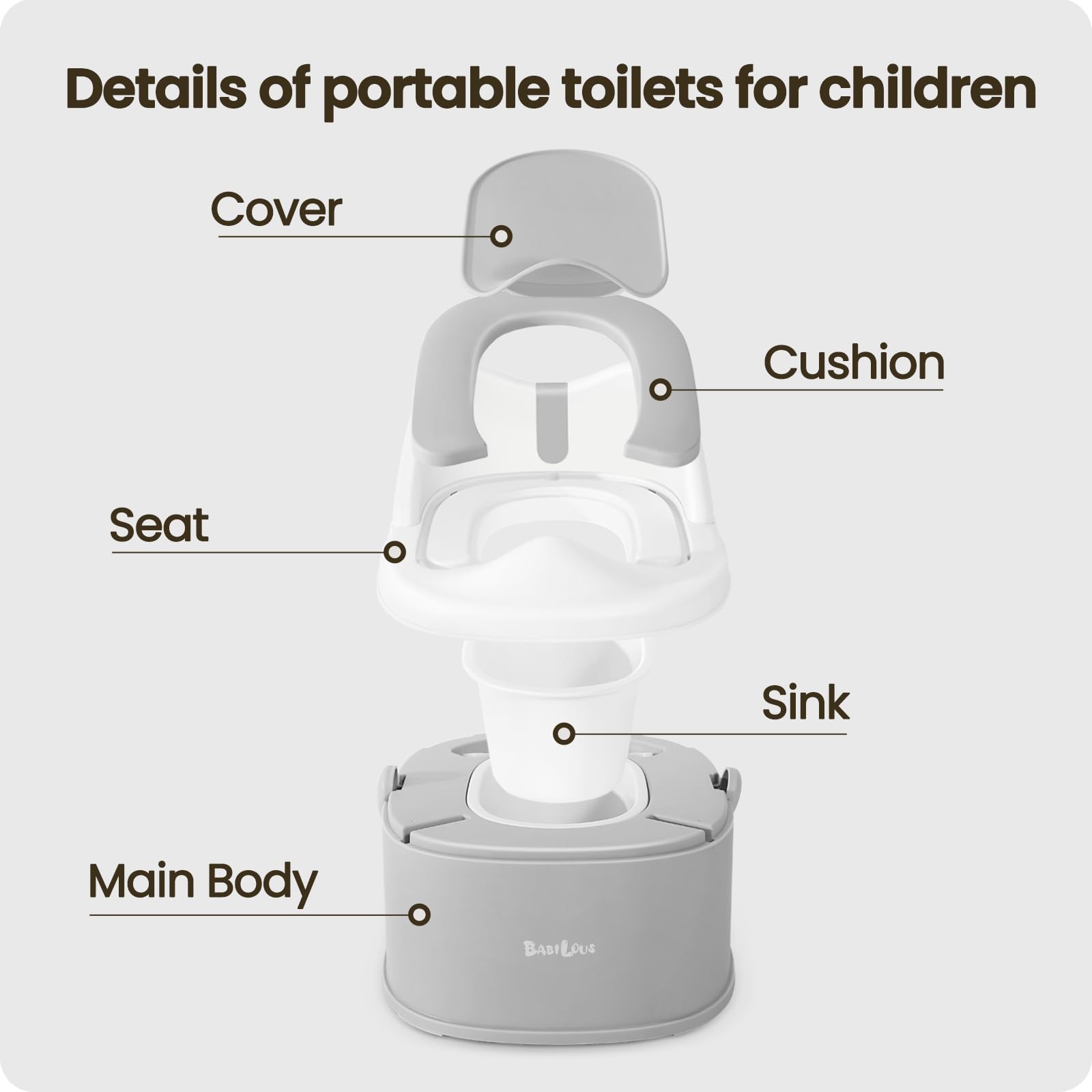 Babilous wide seat base delivers comfortable seating during training.