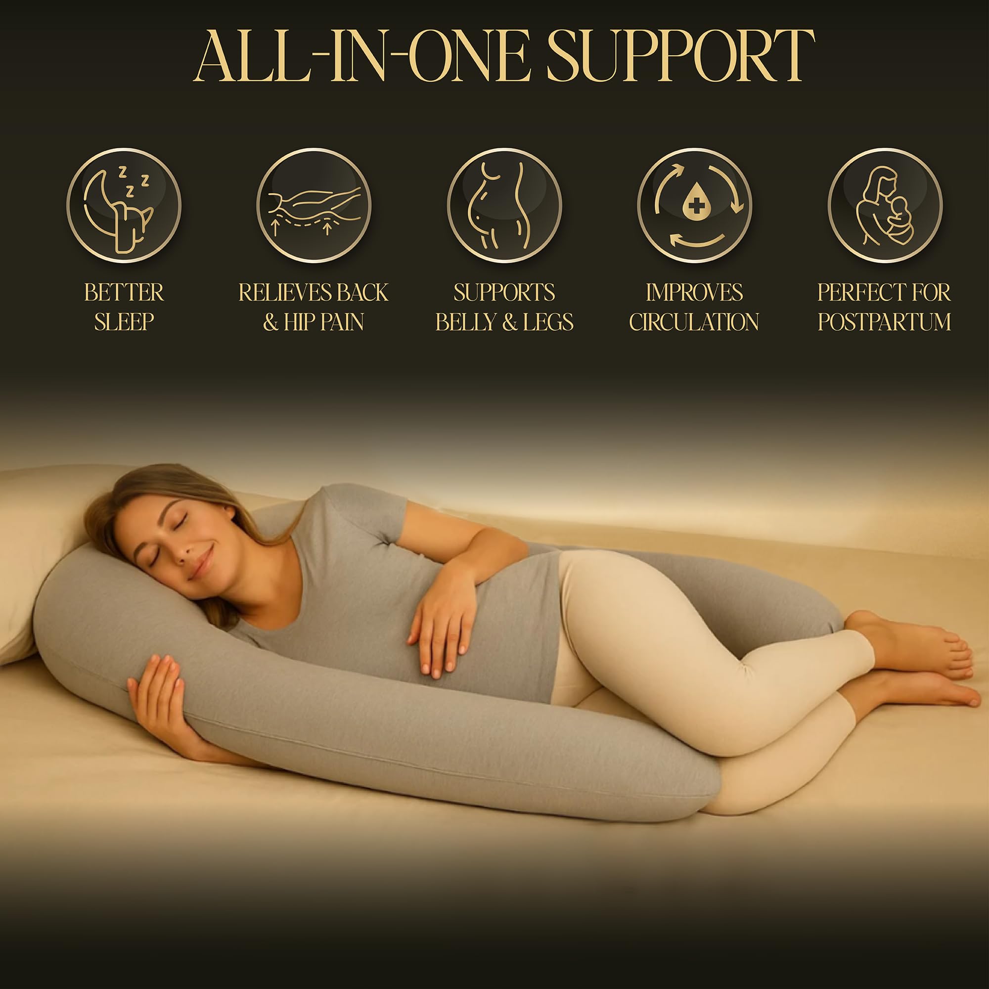 Babivio gift box with silky eye mask signaling a ready-to-gift maternity set.