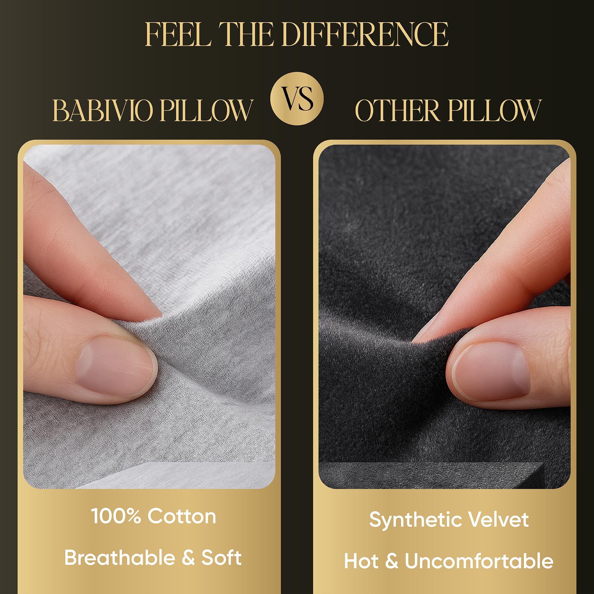 Babivio U-shaped pillow side-sleep position demonstrating ergonomic alignment.