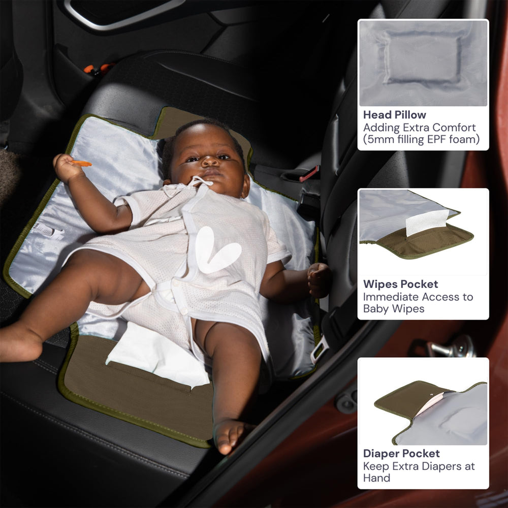 BabbleRoo compact design ideal for travel and park strolls.