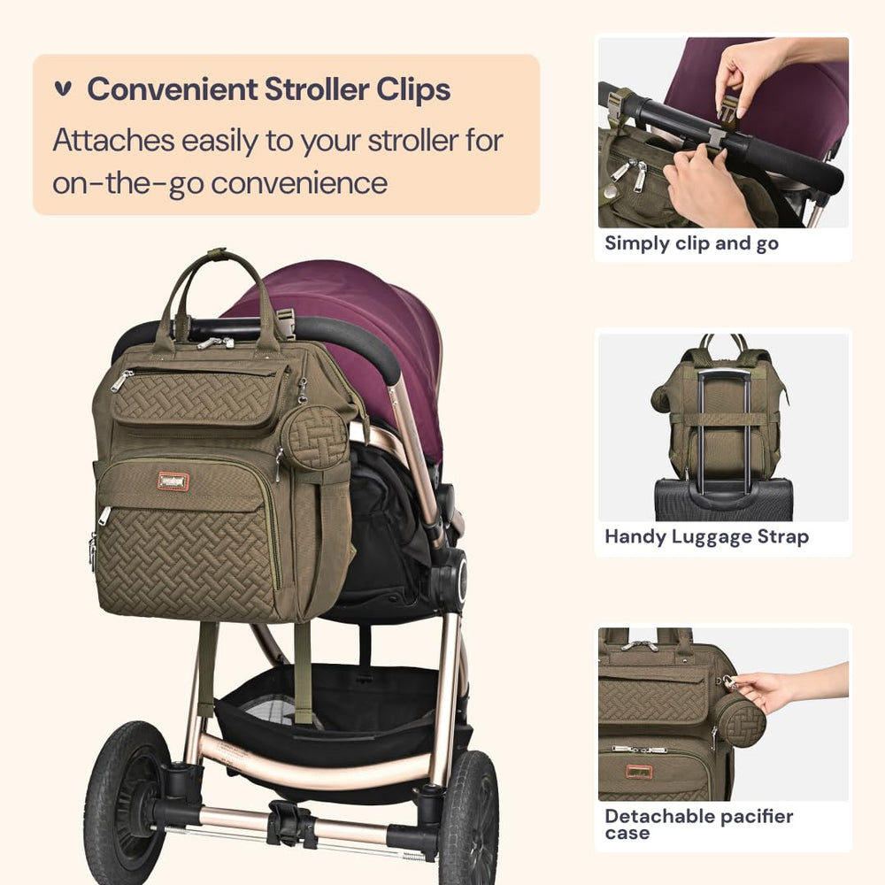 BabbleRoo tear-resistant and water-resistant fabric for everyday adventures.