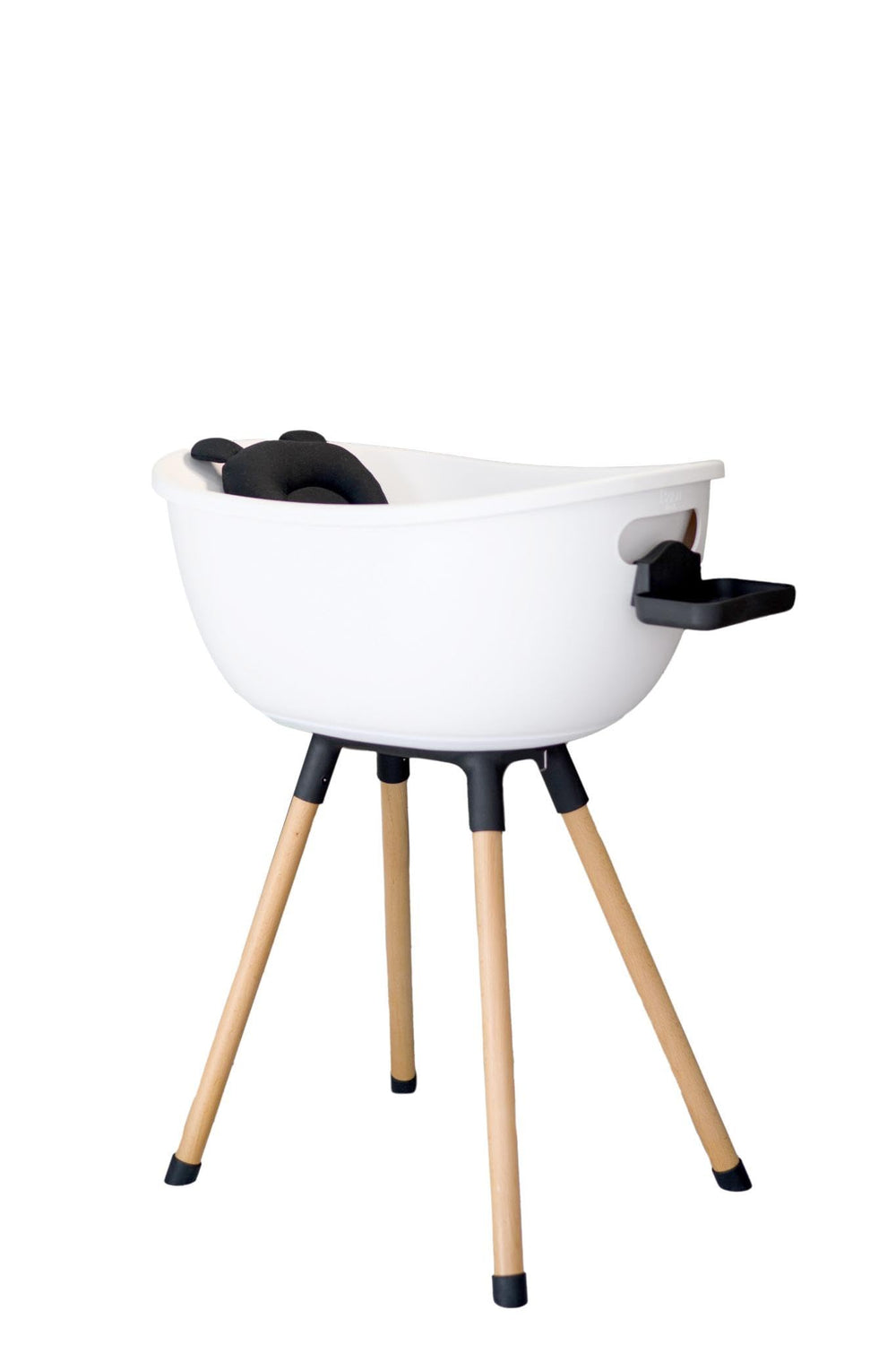 Babu Bath premium outer tub with sturdy wooden legs for stable bathing station