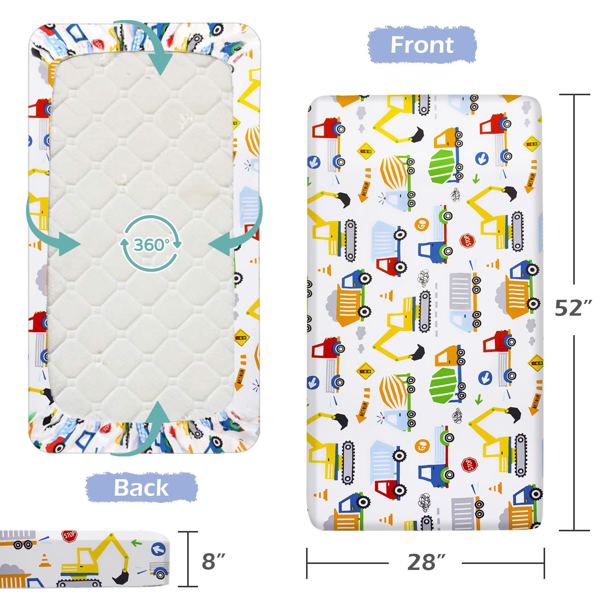 Baby Amabc 100% cotton soft touch fabric feels gentle on delicate baby skin