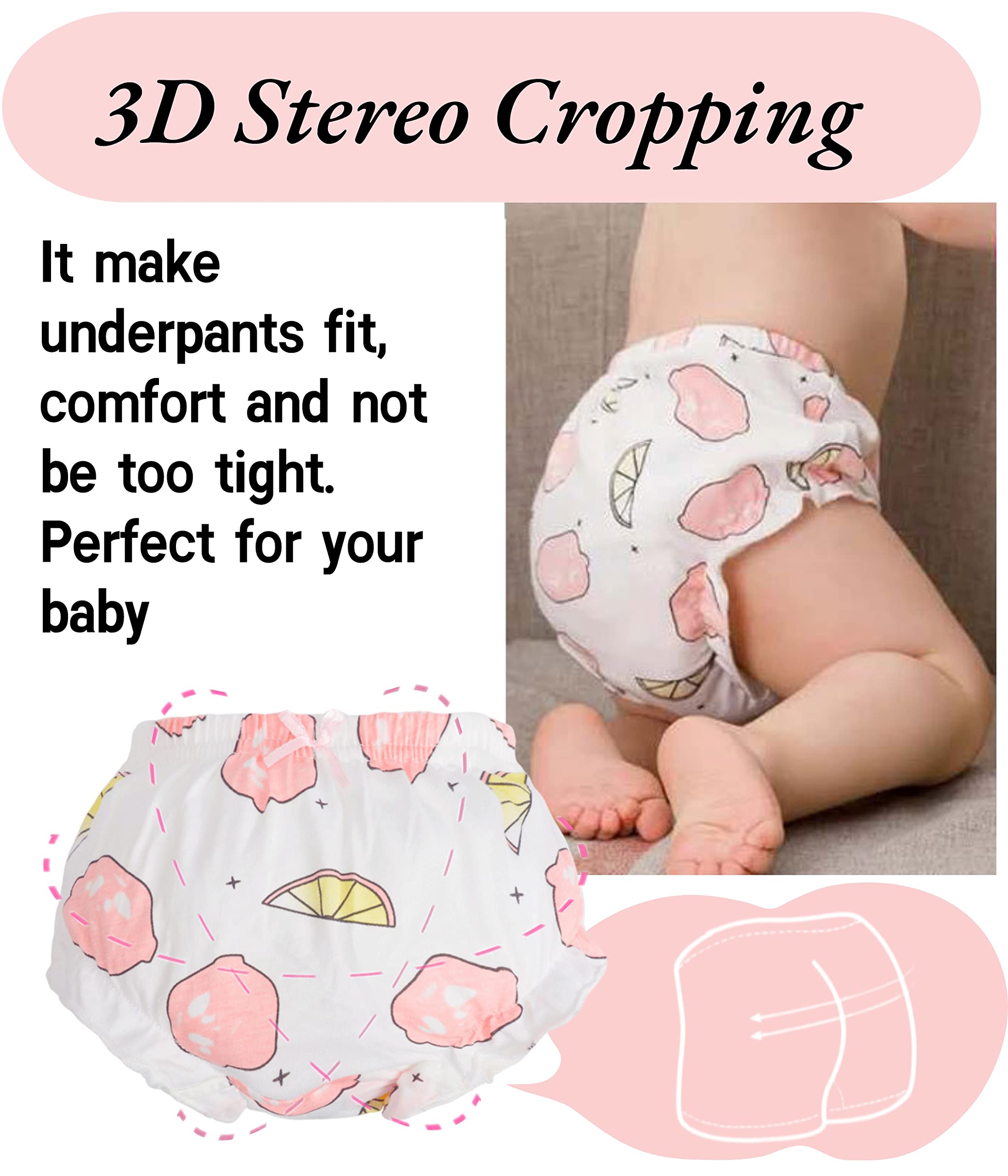 Baby Amabc soft fabric closeup emphasizes flexible cotton that moves with her.