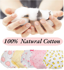 Baby Amabc pink brief highlights breathable fabric for all-day wear.
