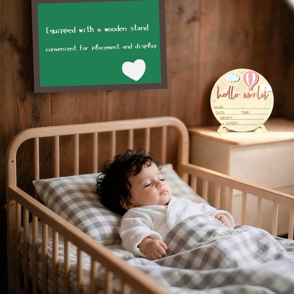 Nursery decor-ready sign suitable for boys and girls.