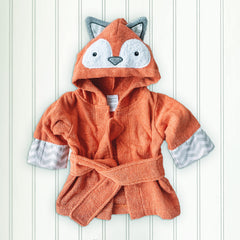 Baby Aspen Rub-a-dub Fox Hooded Towel embroidered eyes and nose add charm.