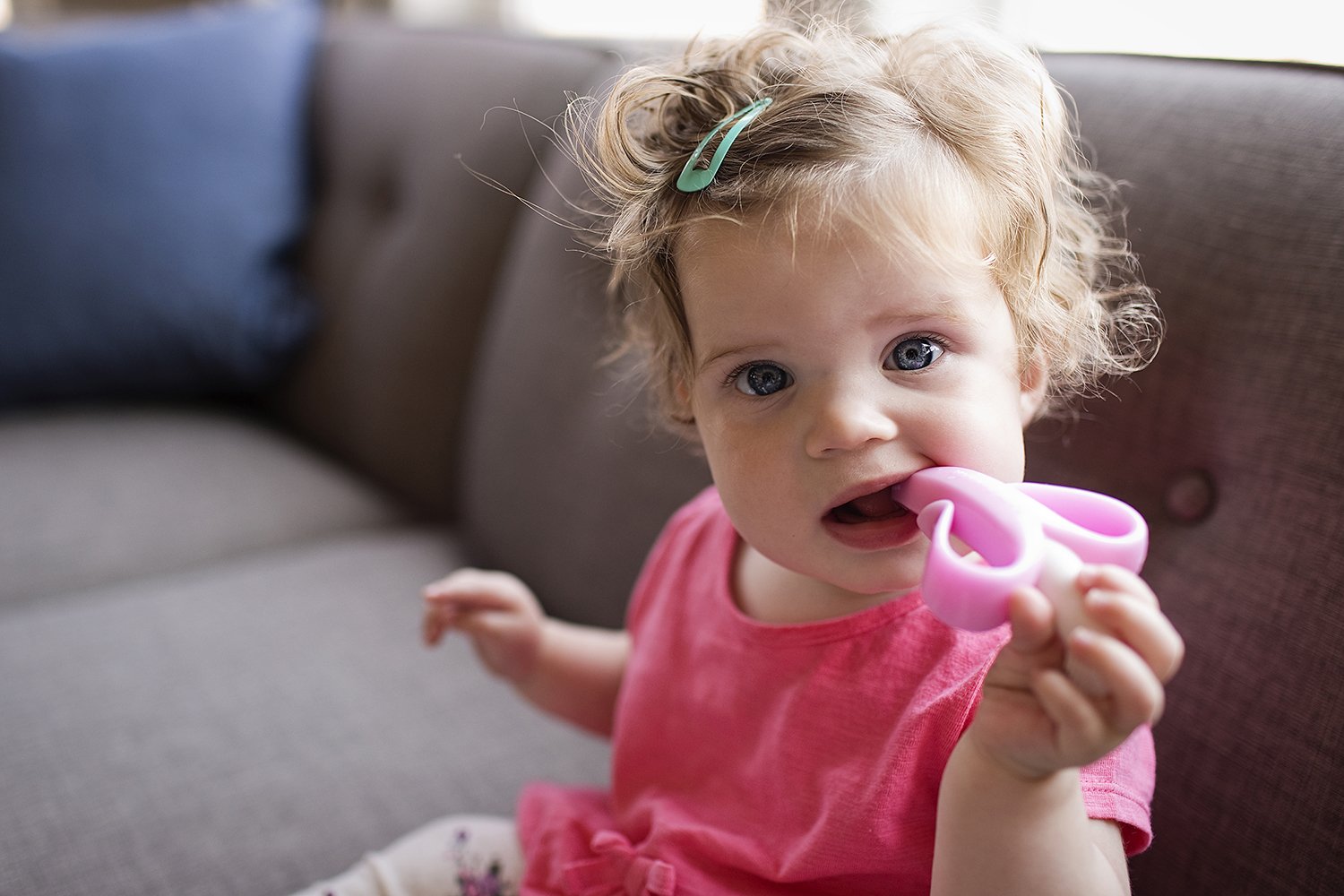 Baby Banana made in USA, a USA-made safety-first teether-toothbrush