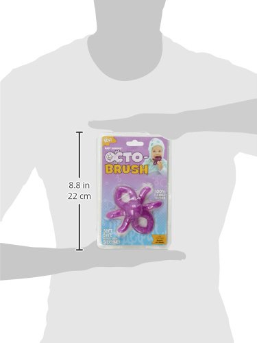 Baby Banana Octo-Brush made of food-grade silicone for safe oral care routines