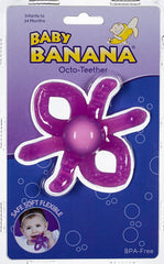 Baby Banana Octo-Brush silicone texture with bumps and nubs for sensory exploration