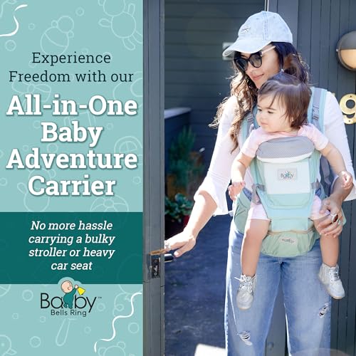 Baby Bells Ring back carry setup showing secure support for growing toddlers