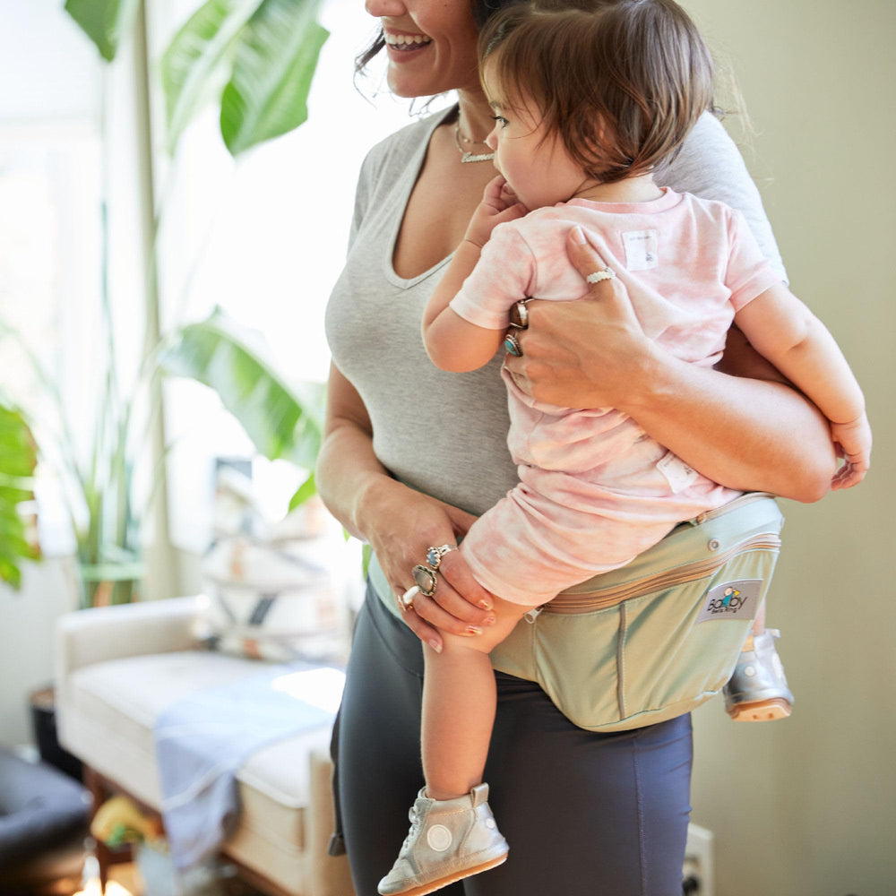 Breathable mesh fabric keeping baby cool on sunny strolls