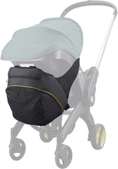 Elegant stroll-ready design adds practical storage during park or errands.