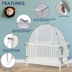 Baby & Beyond 360º mesh view lets you monitor baby from all angles