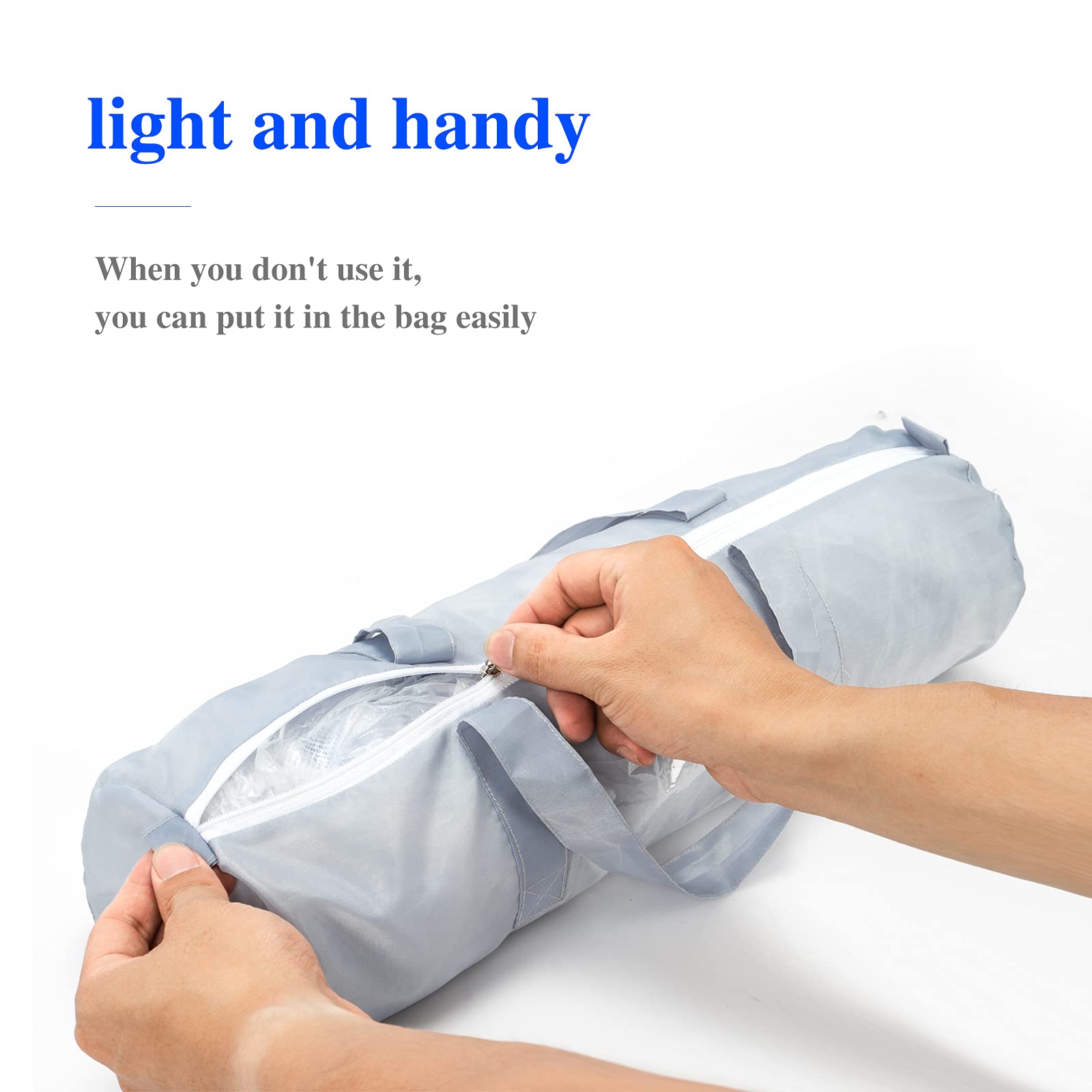 Baby & Beyond durable see-through net keeps pets out of crib