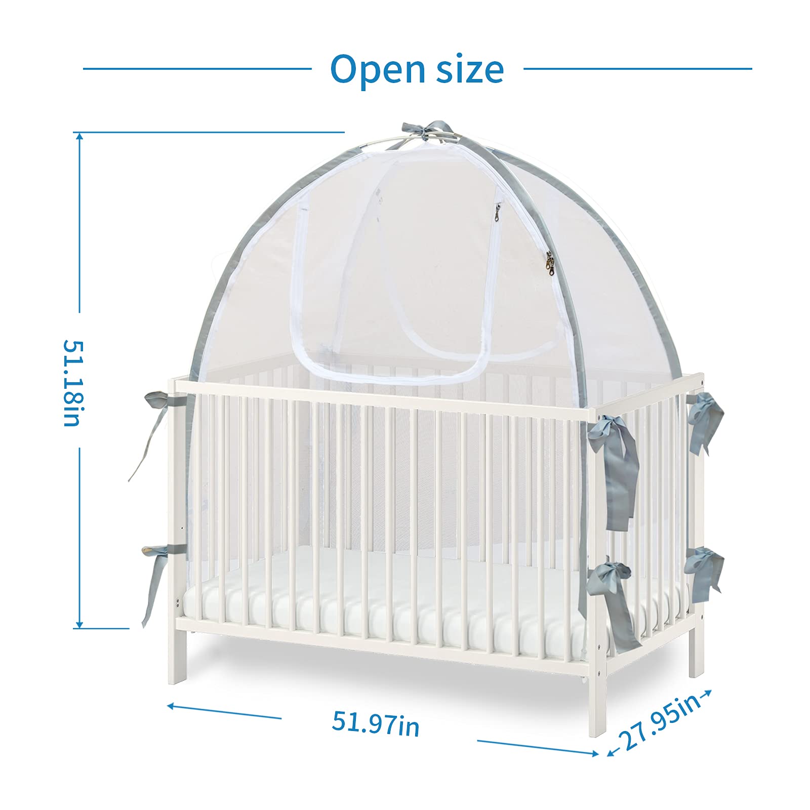Baby & Beyond two doors design provides easy access during transitions