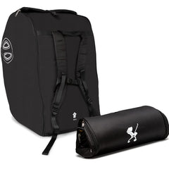 Baby & Beyond padded travel bag with Doona compatibility for easy airport transfers.