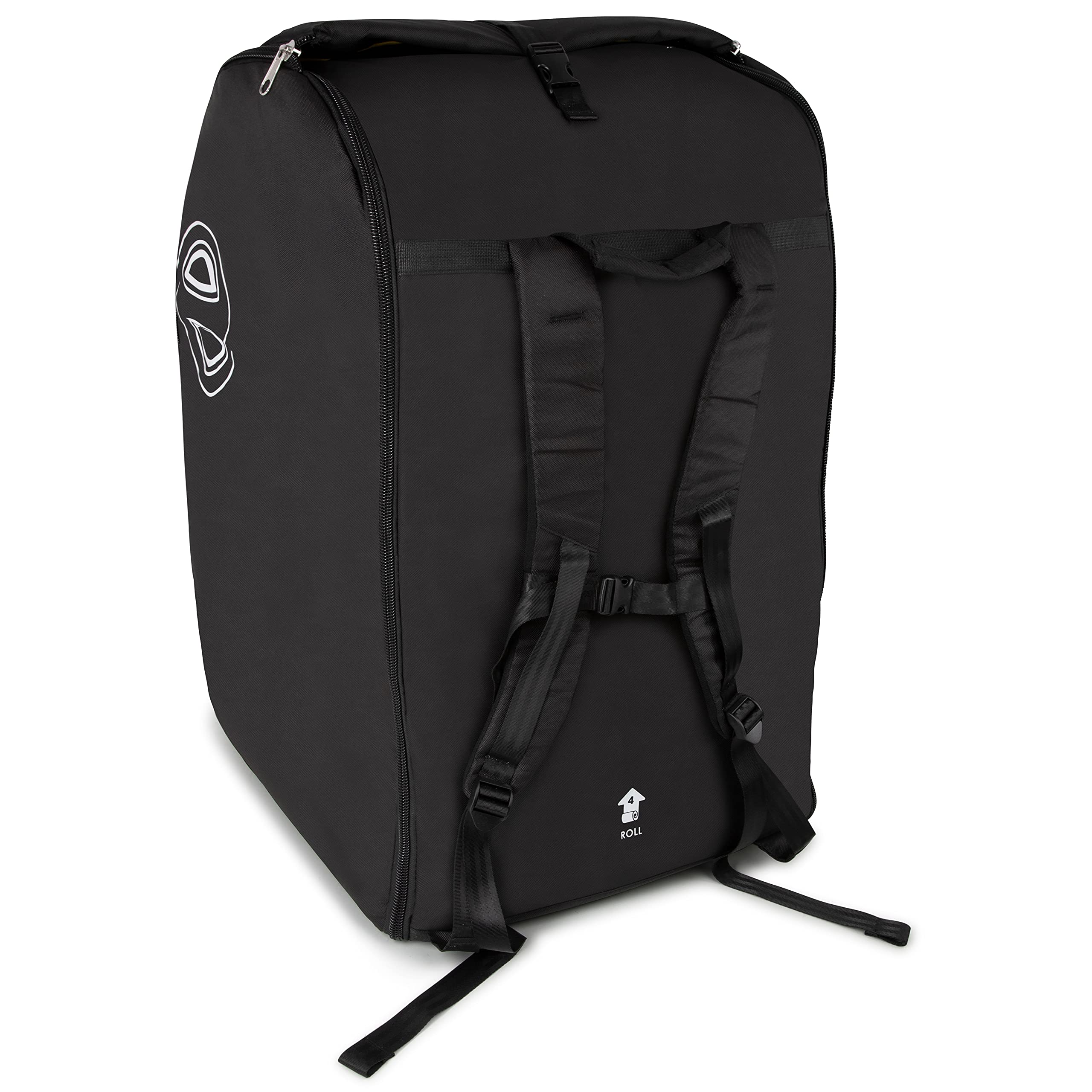 Baby & Beyond padded travel bag ideal for gate-check on flights and easy mobility.