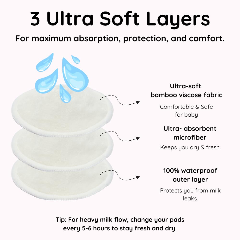 BABY BLISS triple-layer design provides dependable moisture protection.