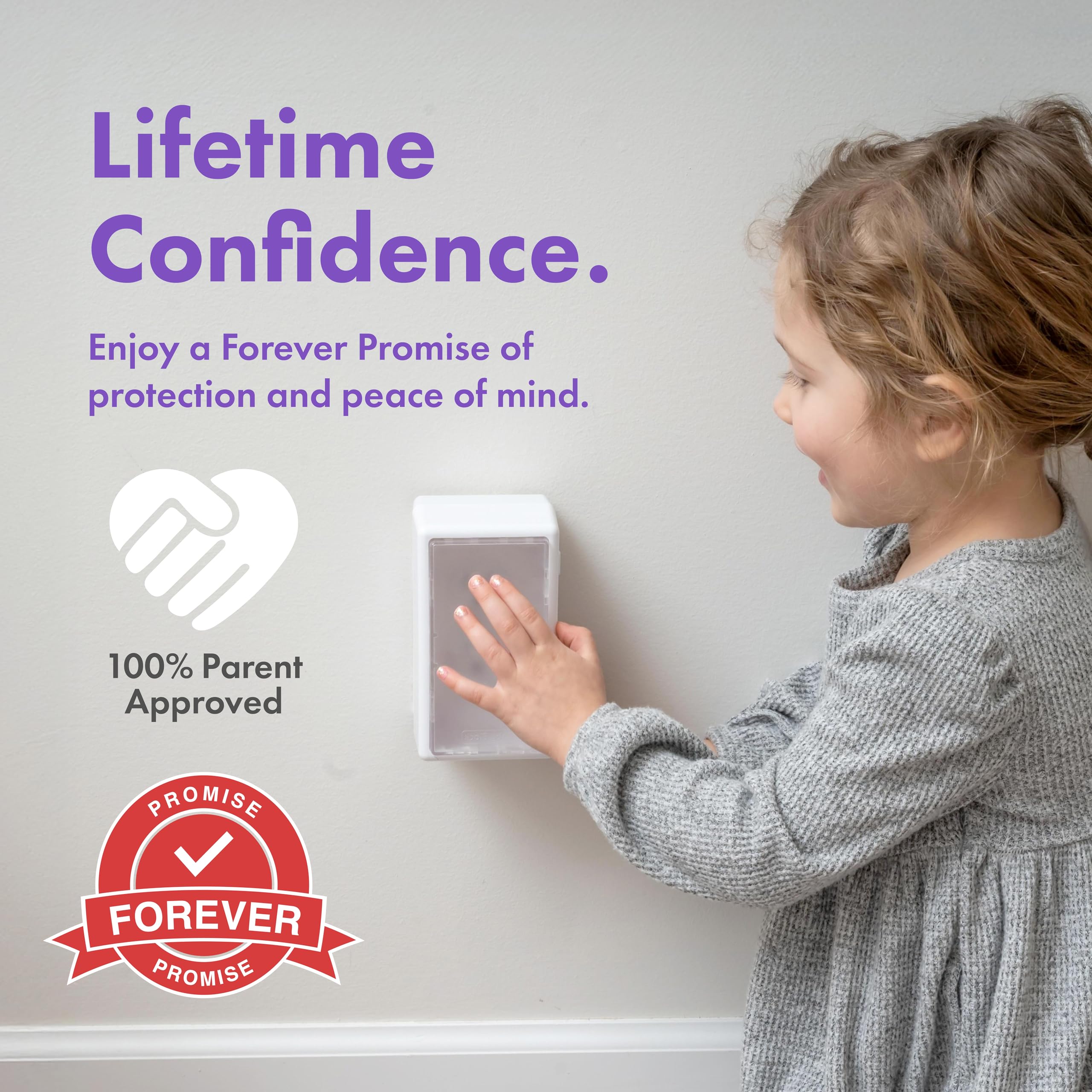 Baby Block easy-installation outlet cover installs with a screwdriver for quick safety setup