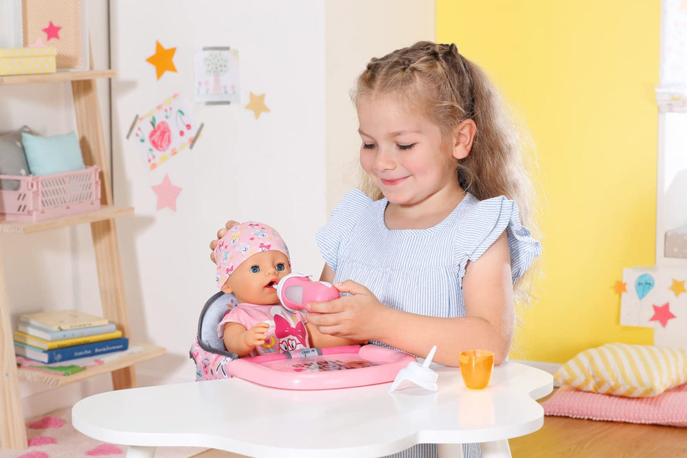 Zapf Creation Baby Born Interact 43cm packaging shot shows complete set