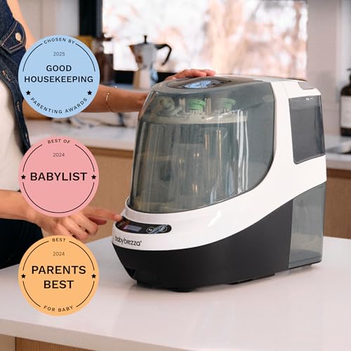 Baby Brezza Bottle Washer Pro compact-footprint integrates into small kitchens