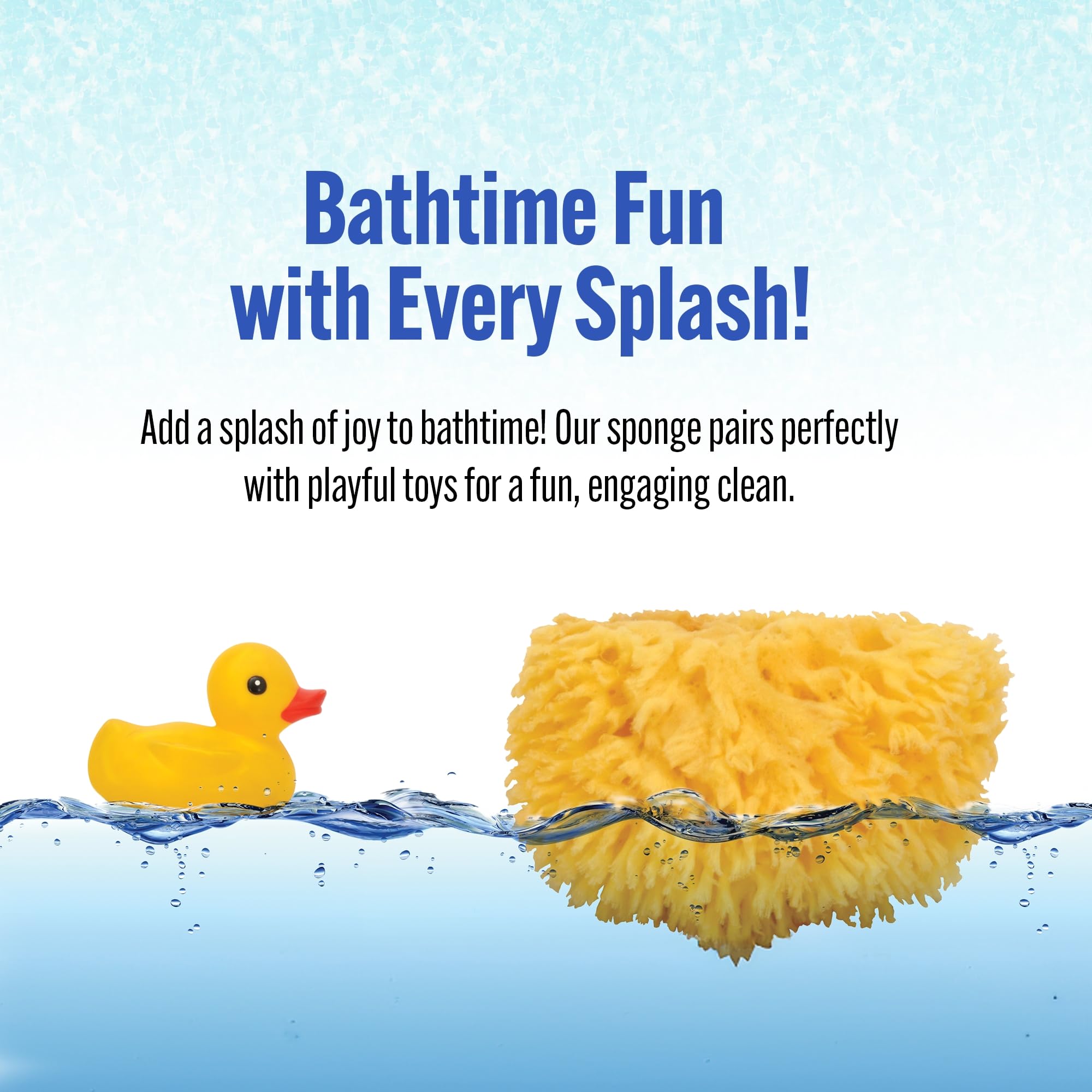 Baby Buddy Florida sea sponge showcases sustainable, natural cleansing.