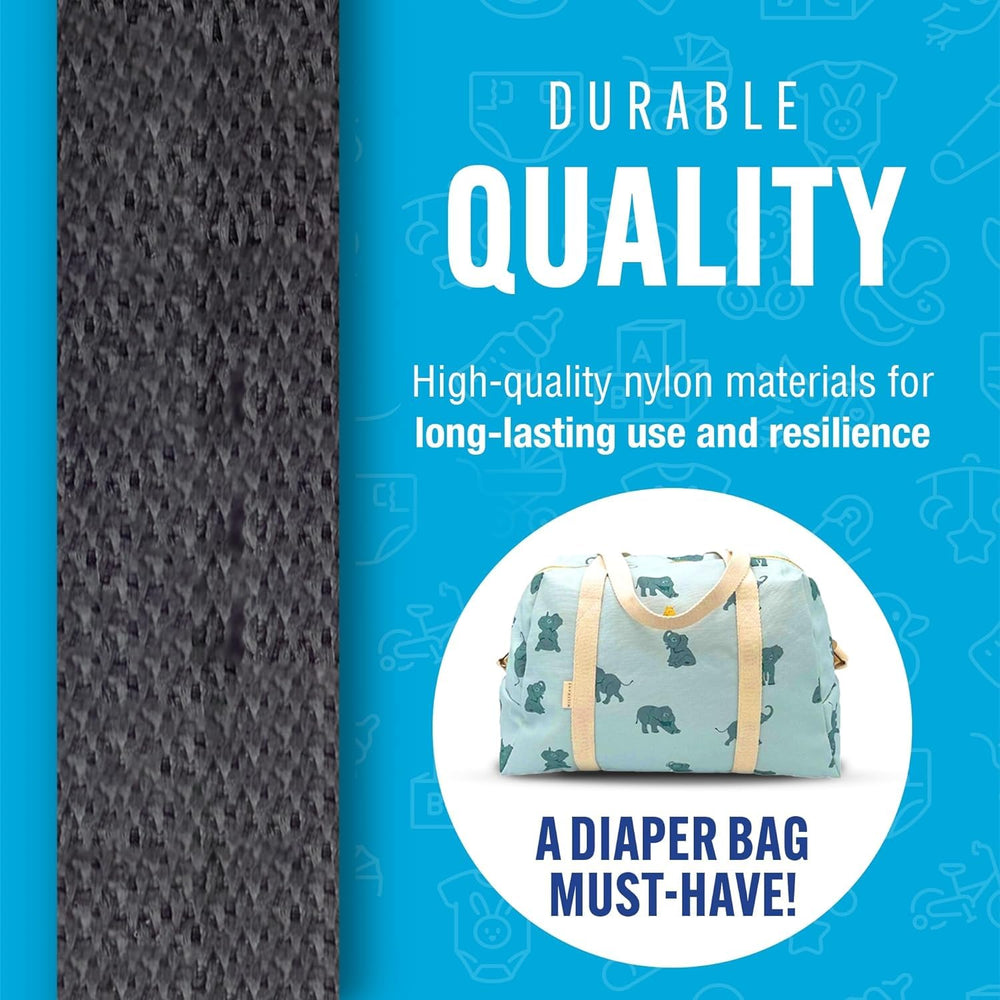 Baby Buddy Secure-A-Toy on-diaper-bag-friendly fits compactly for on-the-go use