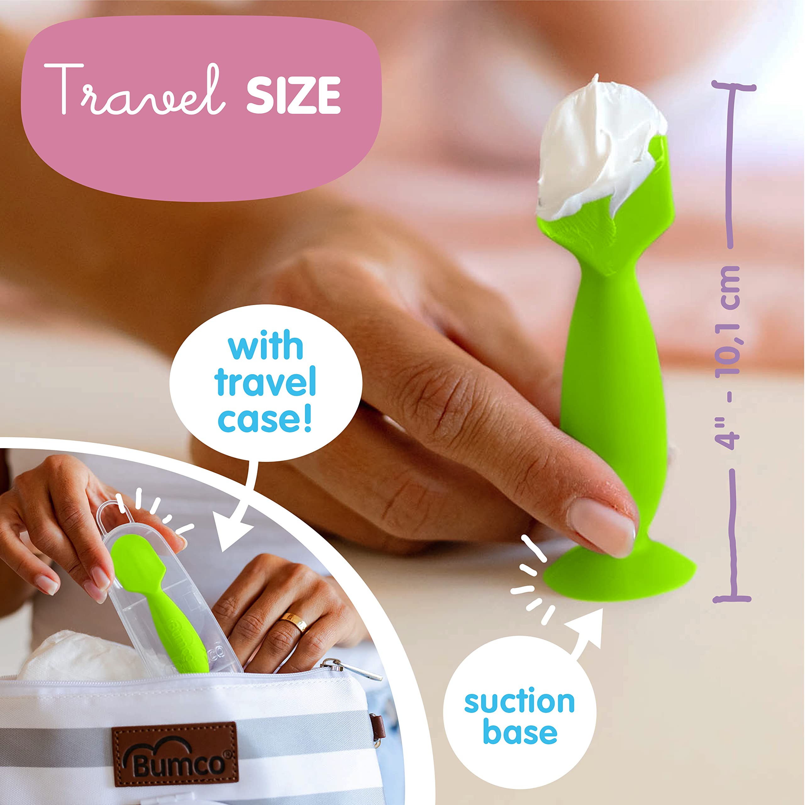 Baby Bum Brush Bumco Mini Diaper-Cream Spread enables smooth, even coverage