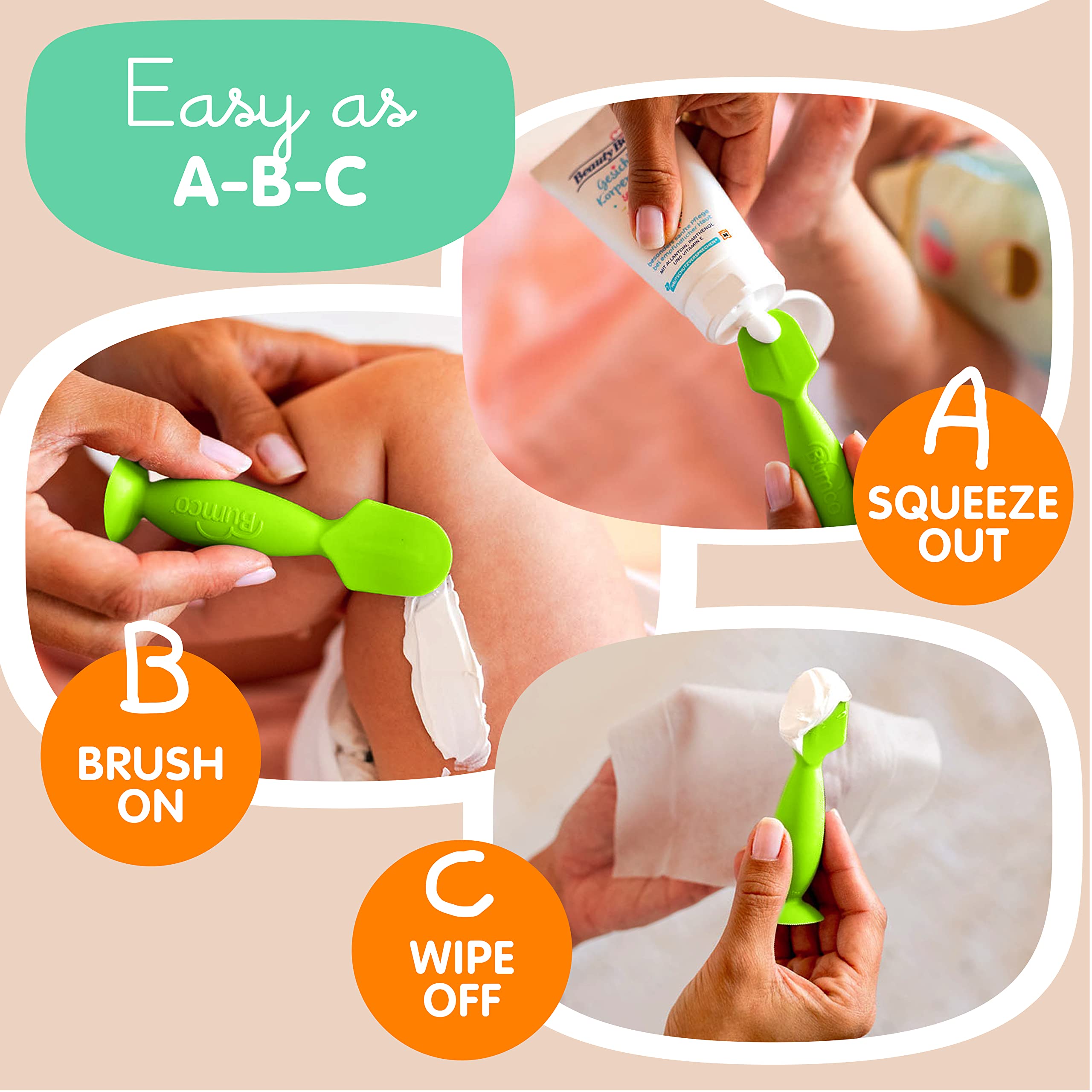 Baby Bum Brush Bumco Mini On-The-Go Use for quick diaper changes away from home