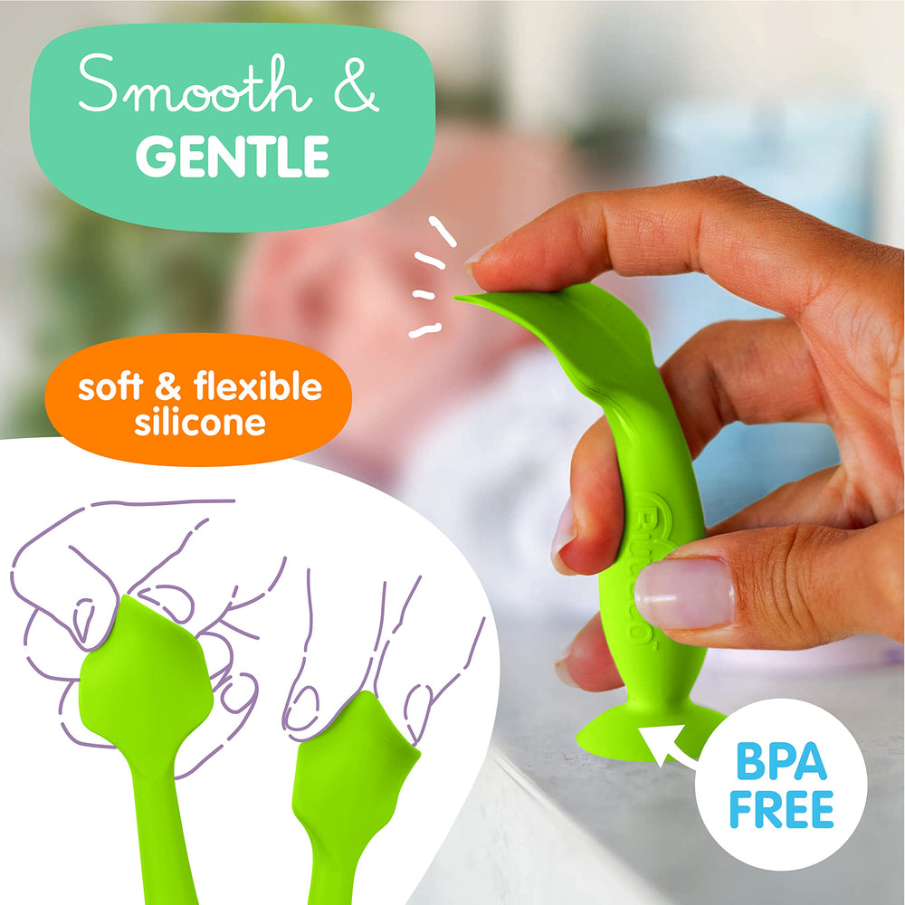 Baby Bum Brush Bumco Mini Suction Base keeps spatula steady during diaper changes